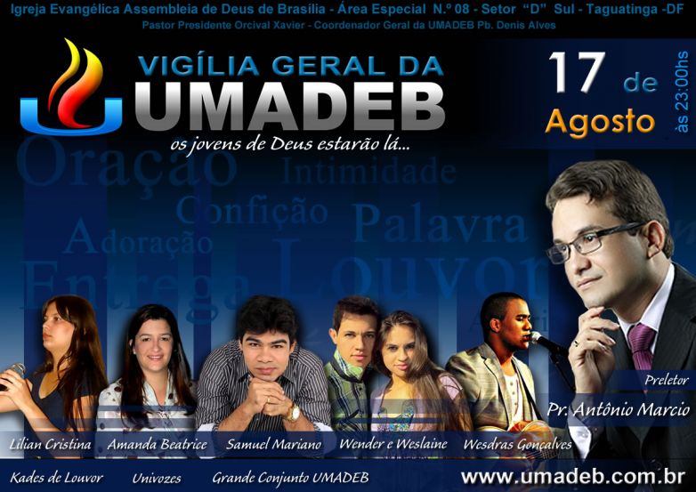 Vigília Geral  da UMADEB 2012